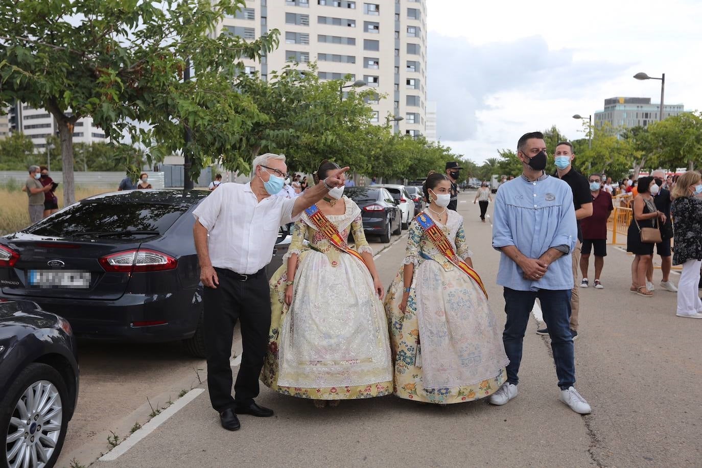 Fotos: Así ha sido la primera mascletà de las Fallas de septiembre