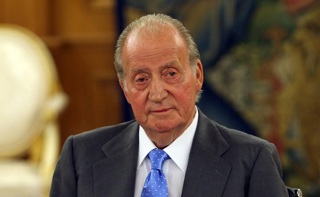 El rey emérito, Juan Carlos de Borbón. 