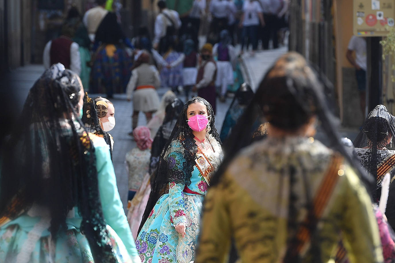 Fotos: Búscate en la Ofrenda de este sábado 4 de septiembre por la calle Caballeros de Valencia