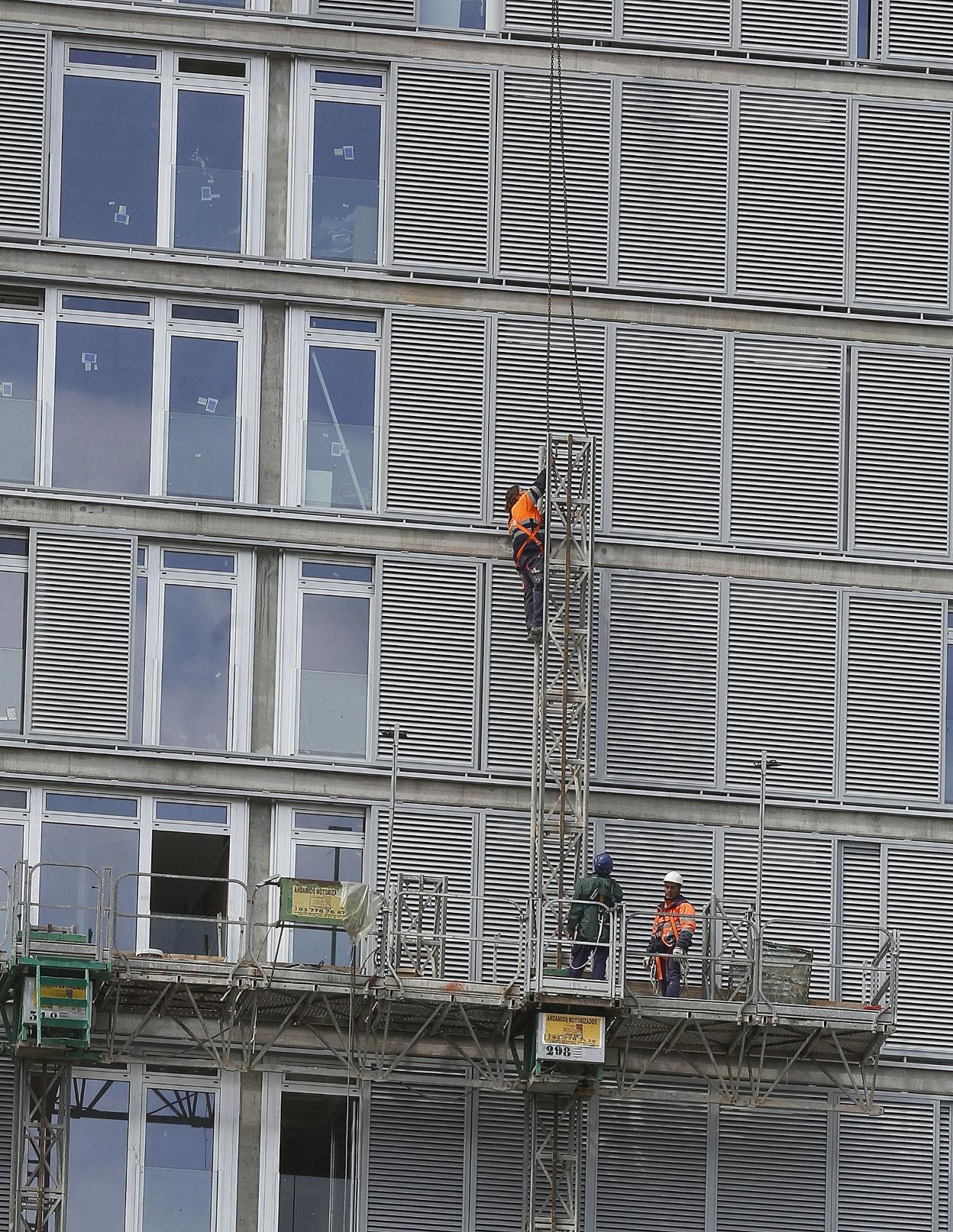 Operarios del sector de la construcción. J. Signes