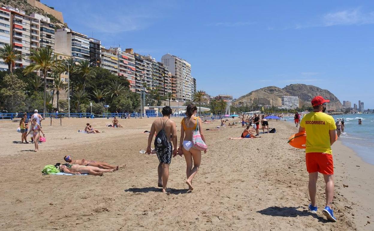 El Postiguet, en Alicante. 