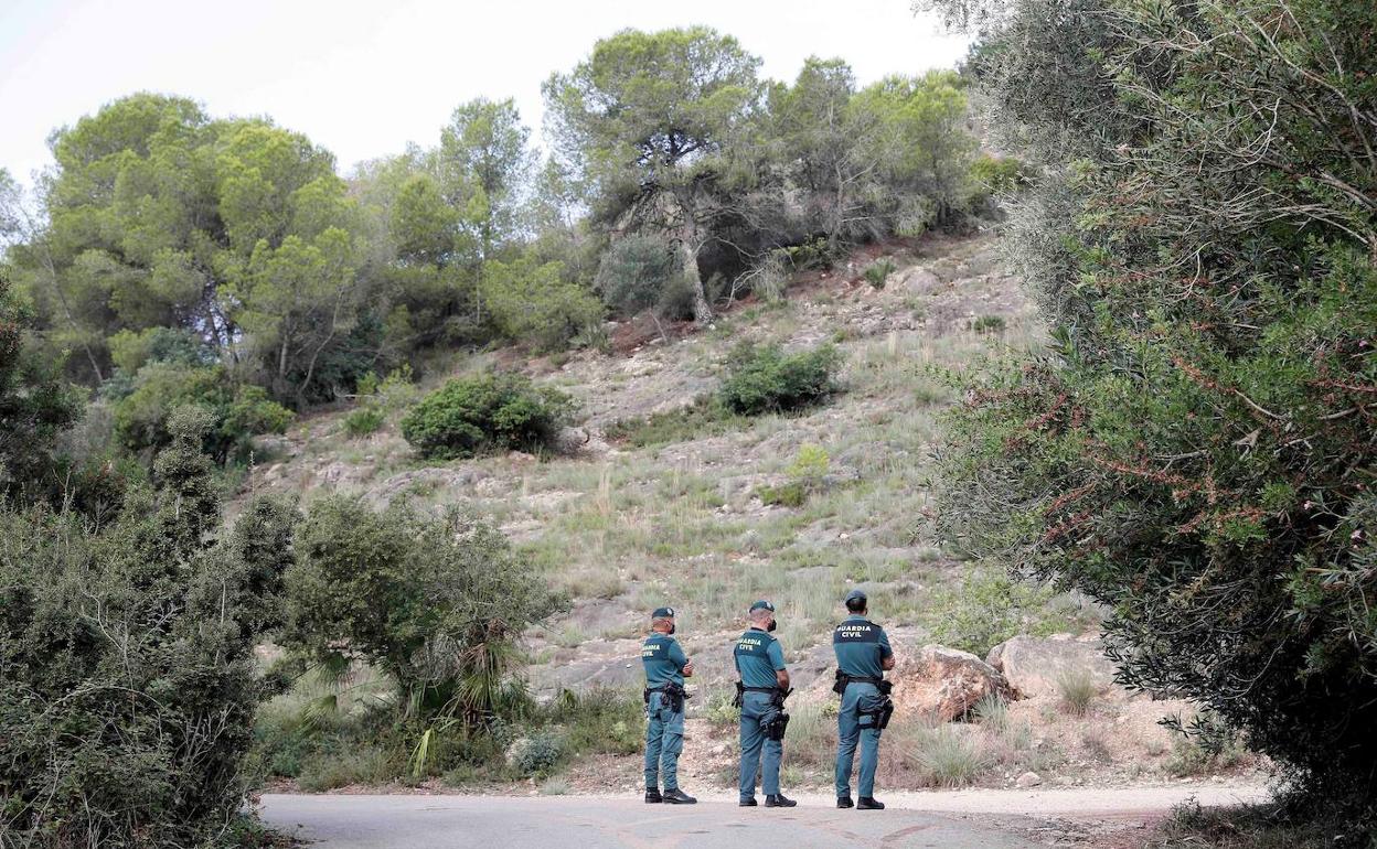El operativo de búsqueda del cadáver de Marta Calvo, la semana pasada.