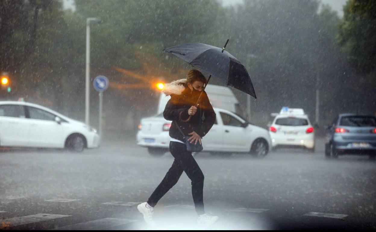 Lluvias en Valencia.