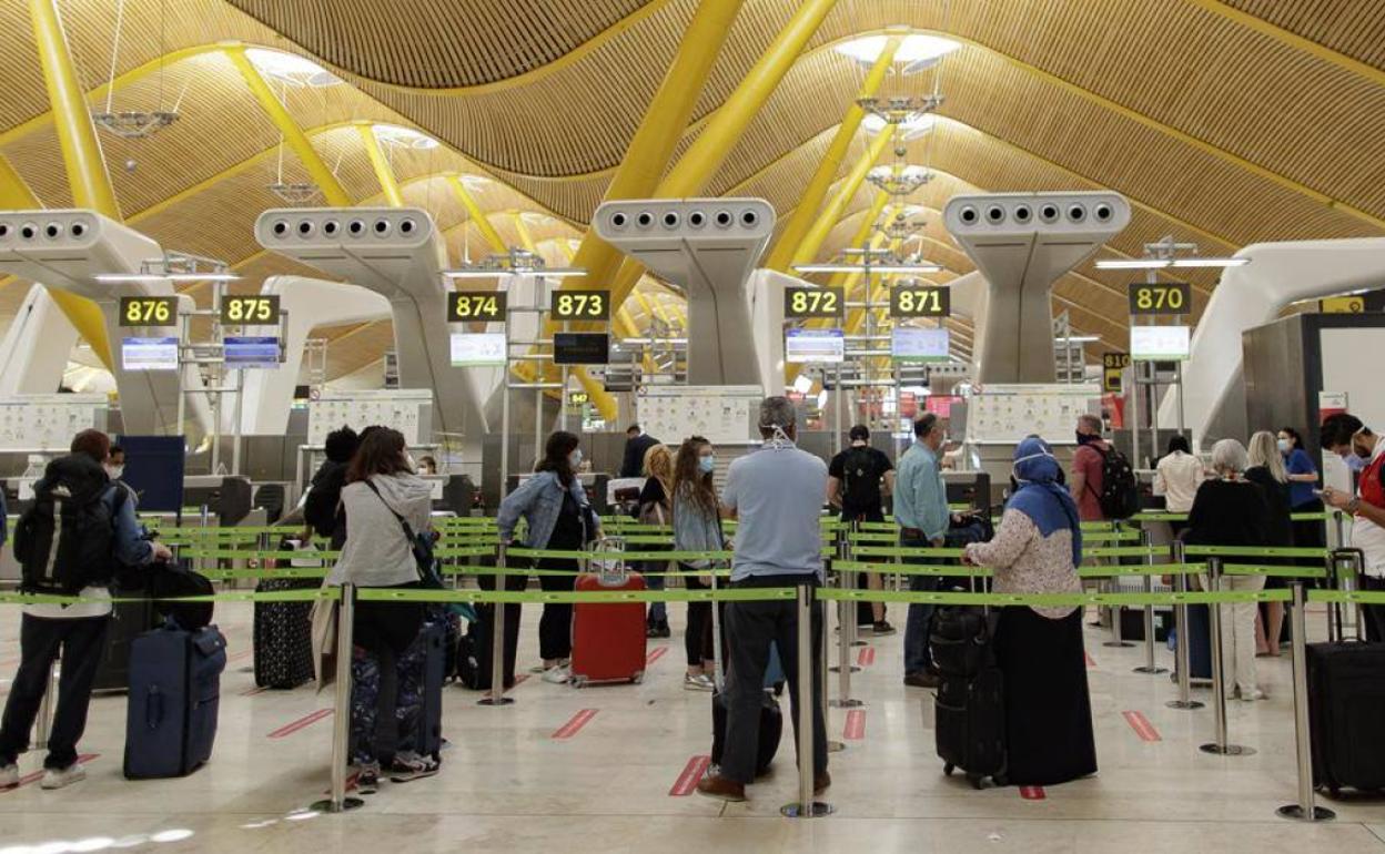 Aeropuesrto de Madrid-Barajas.