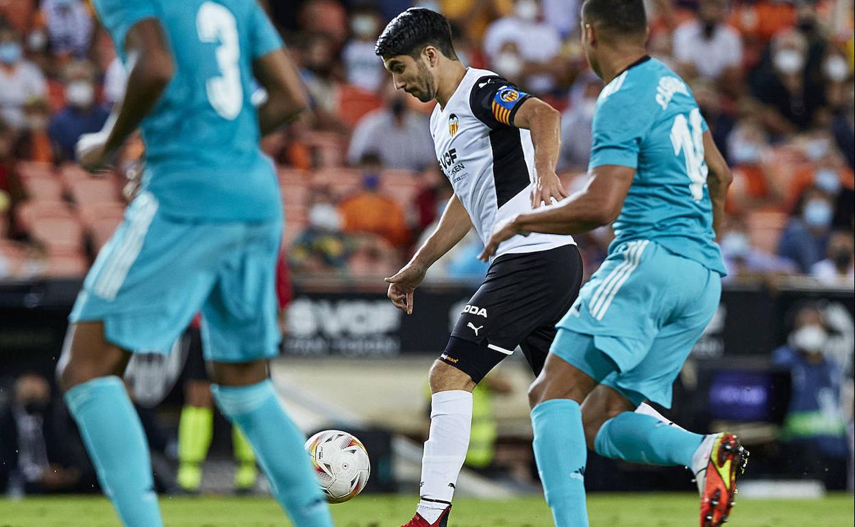 Soler, en el partido contra el Real Madrid.