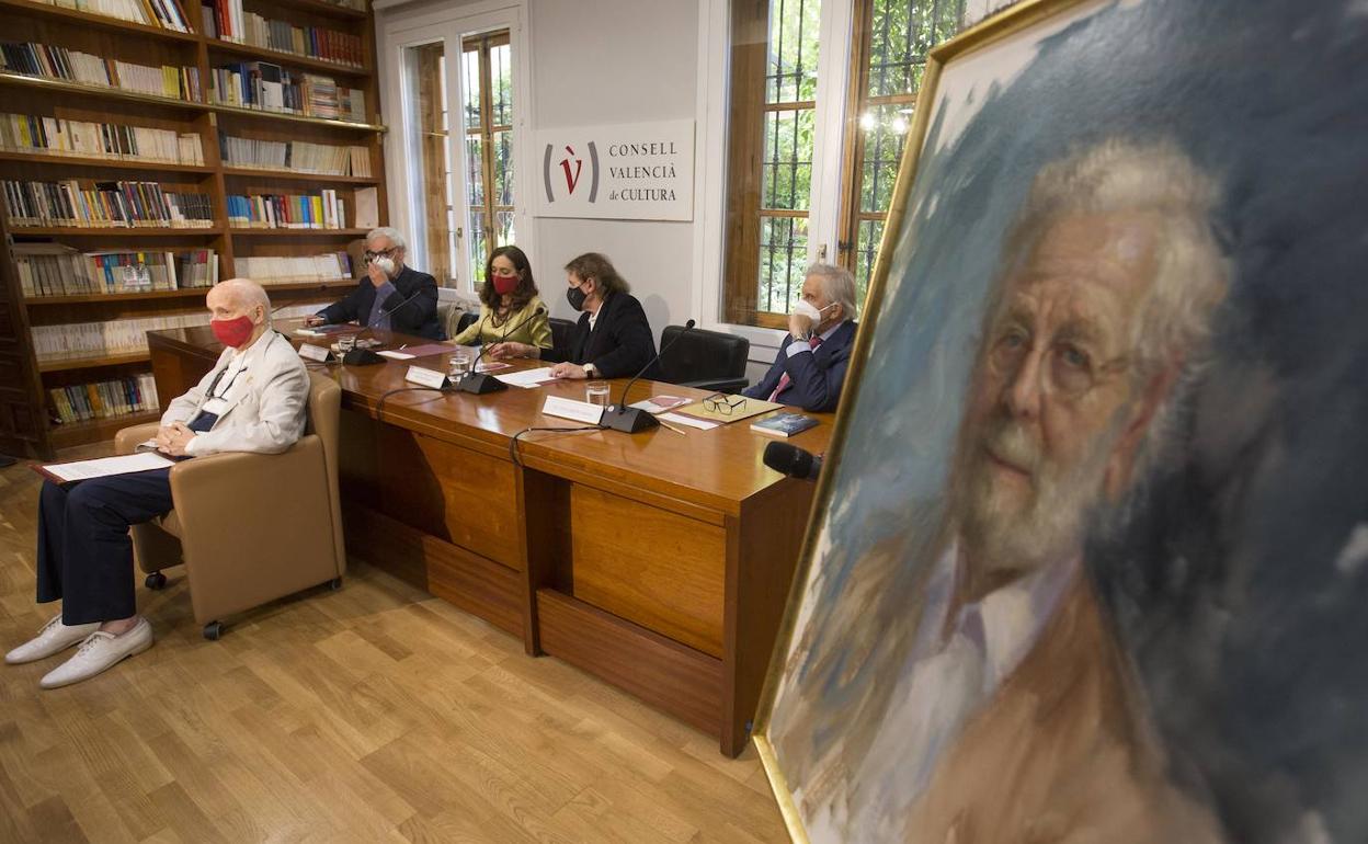 Imagen del homenaje del Consell Valencià de Cultura al director Luis García Berlanga. 