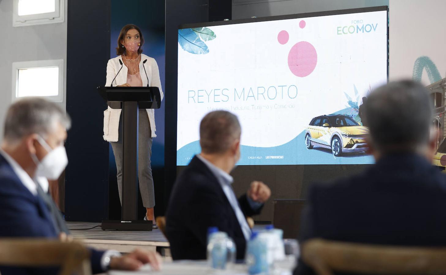Fotos: La participación de Reyes Maroto en el Foro ECOMOV, en imágenes