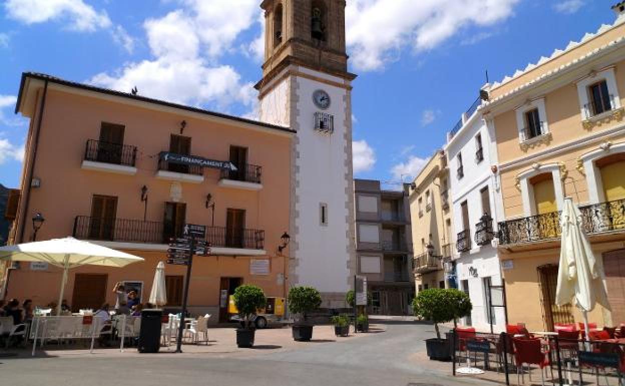 La Plaça d'Espanya de Orba. 