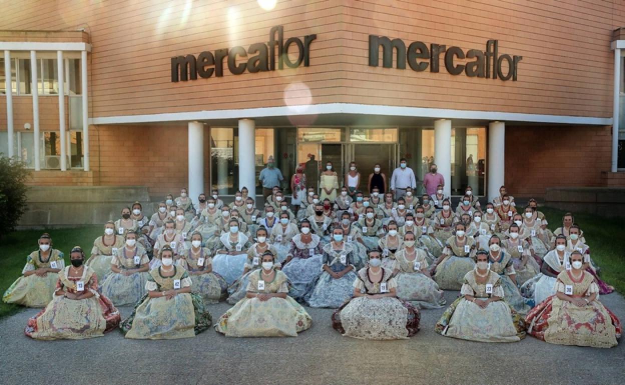 Candidatas a Fallera Mayor de Valencia 2022.