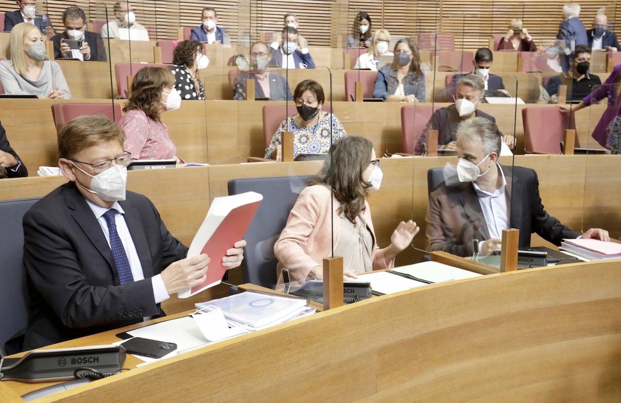 Pleno de Les Corts durante el Debate de Política General. 