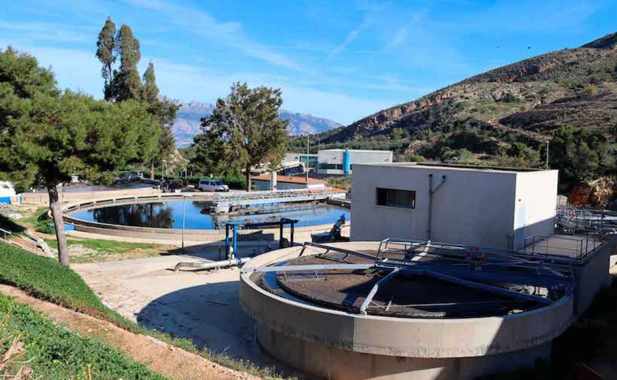 Imagen de la EDAR de la Serra Gelada que da servicio a Benidorm