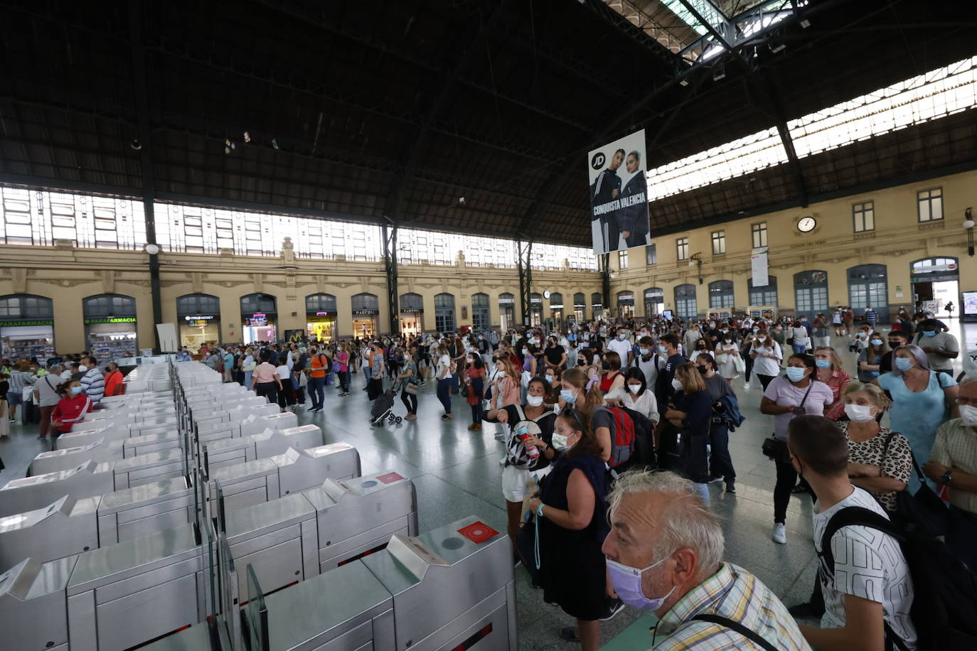 Fotos: La huelga de maquinistas de Renfe provoca cancelaciones en plena hora punta