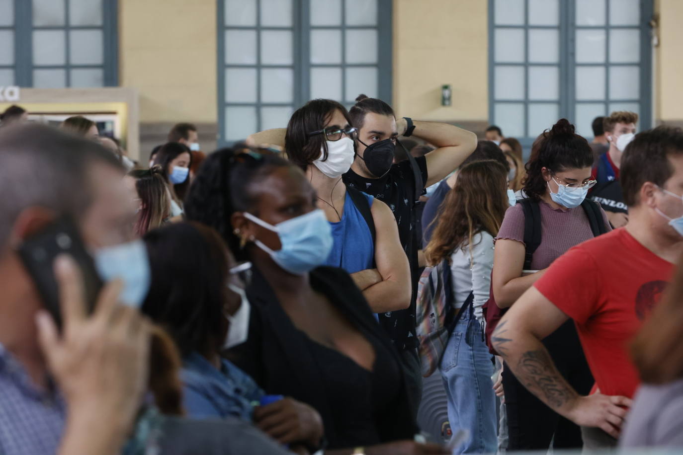 Fotos: La huelga de maquinistas de Renfe provoca cancelaciones en plena hora punta