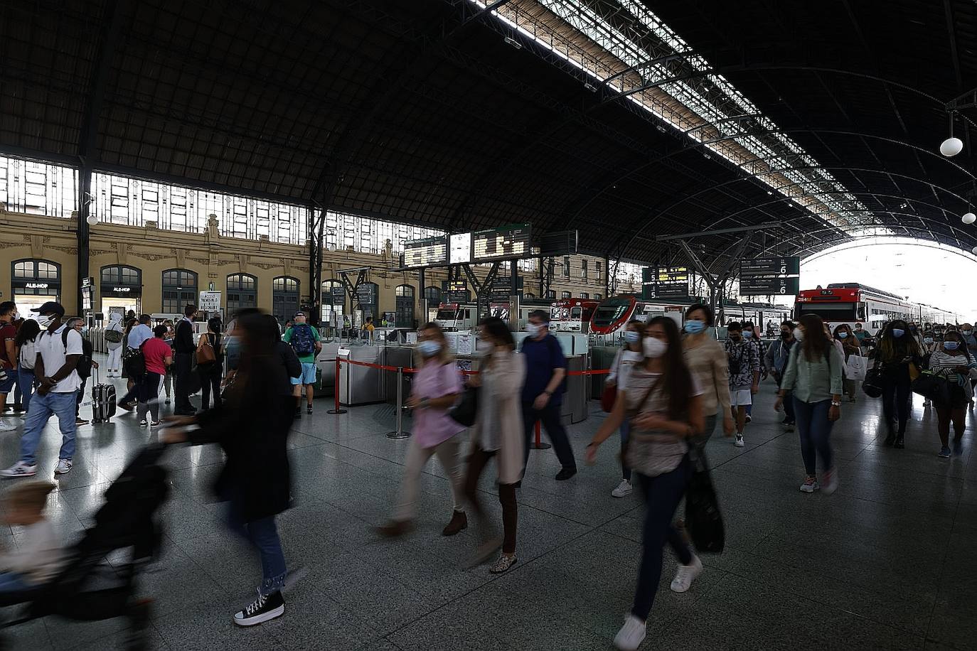 Fotos: La huelga de maquinistas de Renfe provoca cancelaciones en plena hora punta