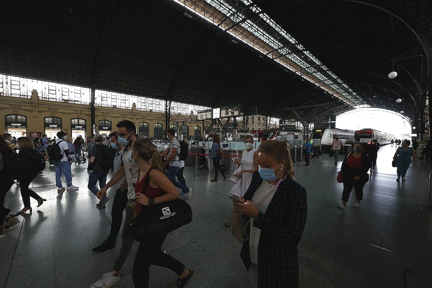 Fotos: La huelga de maquinistas de Renfe provoca cancelaciones en plena hora punta