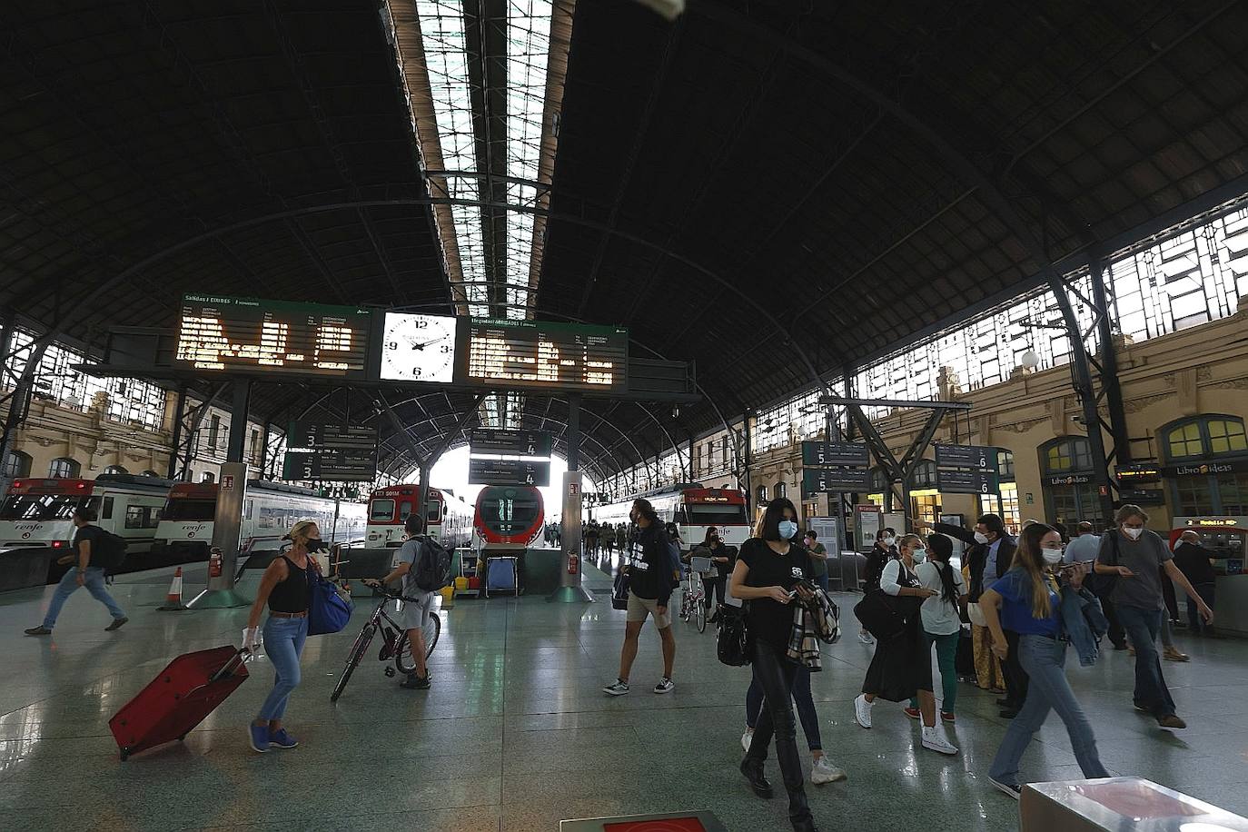 Fotos: La huelga de maquinistas de Renfe provoca cancelaciones en plena hora punta