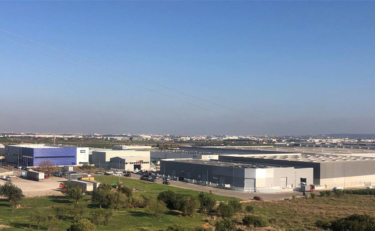 Zona industrial en Loriguilla. 