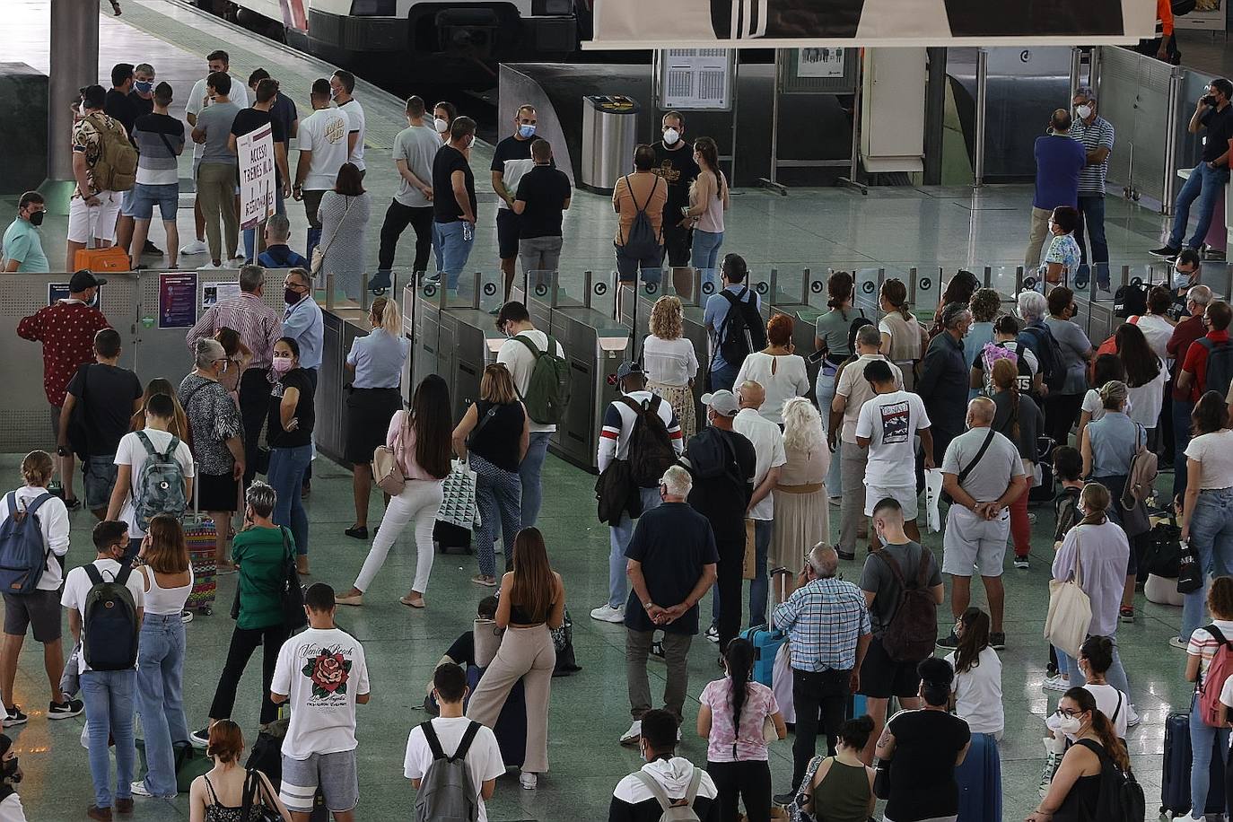 Fotos: El segundo día de huelga en Renfe deja nuevos retrasos y cancelaciones de trenes de Cercanías