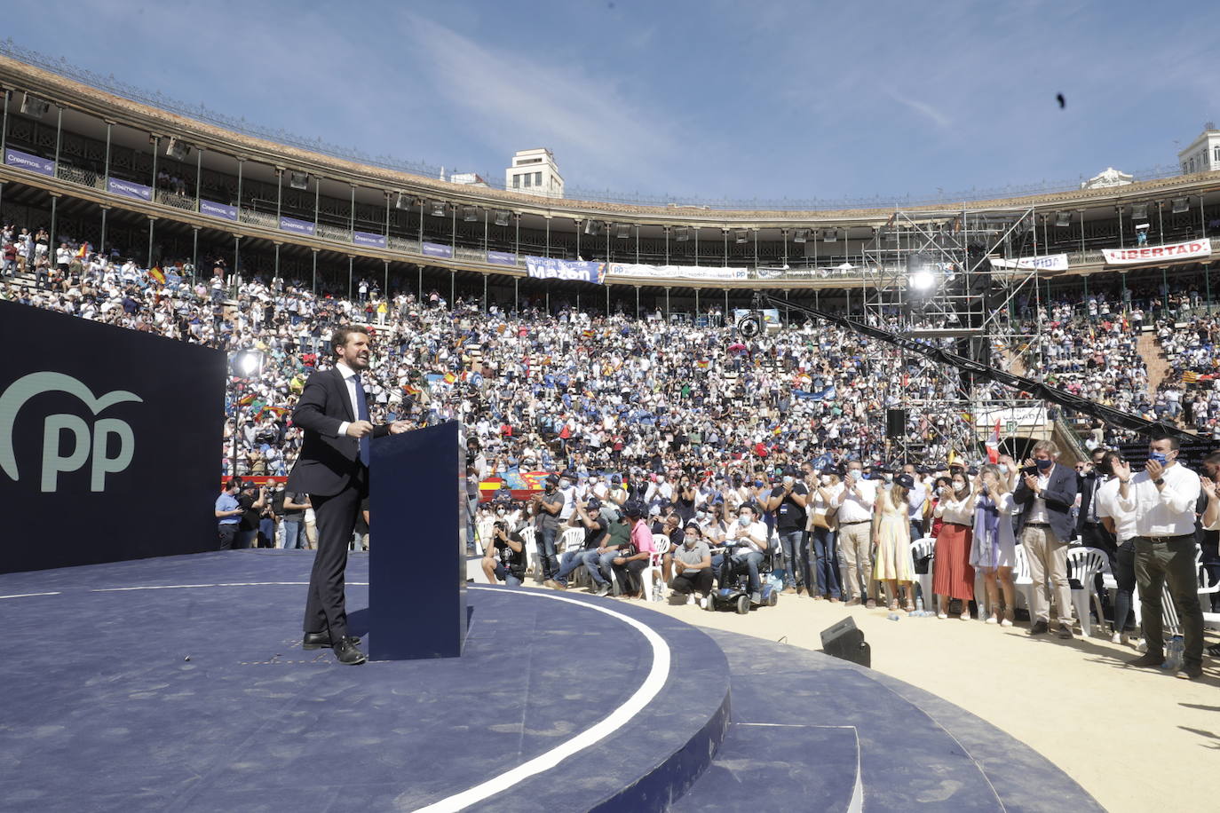 Fotos: El PP clausura la Convención Nacional del partido en la plaza de toros de Valencia