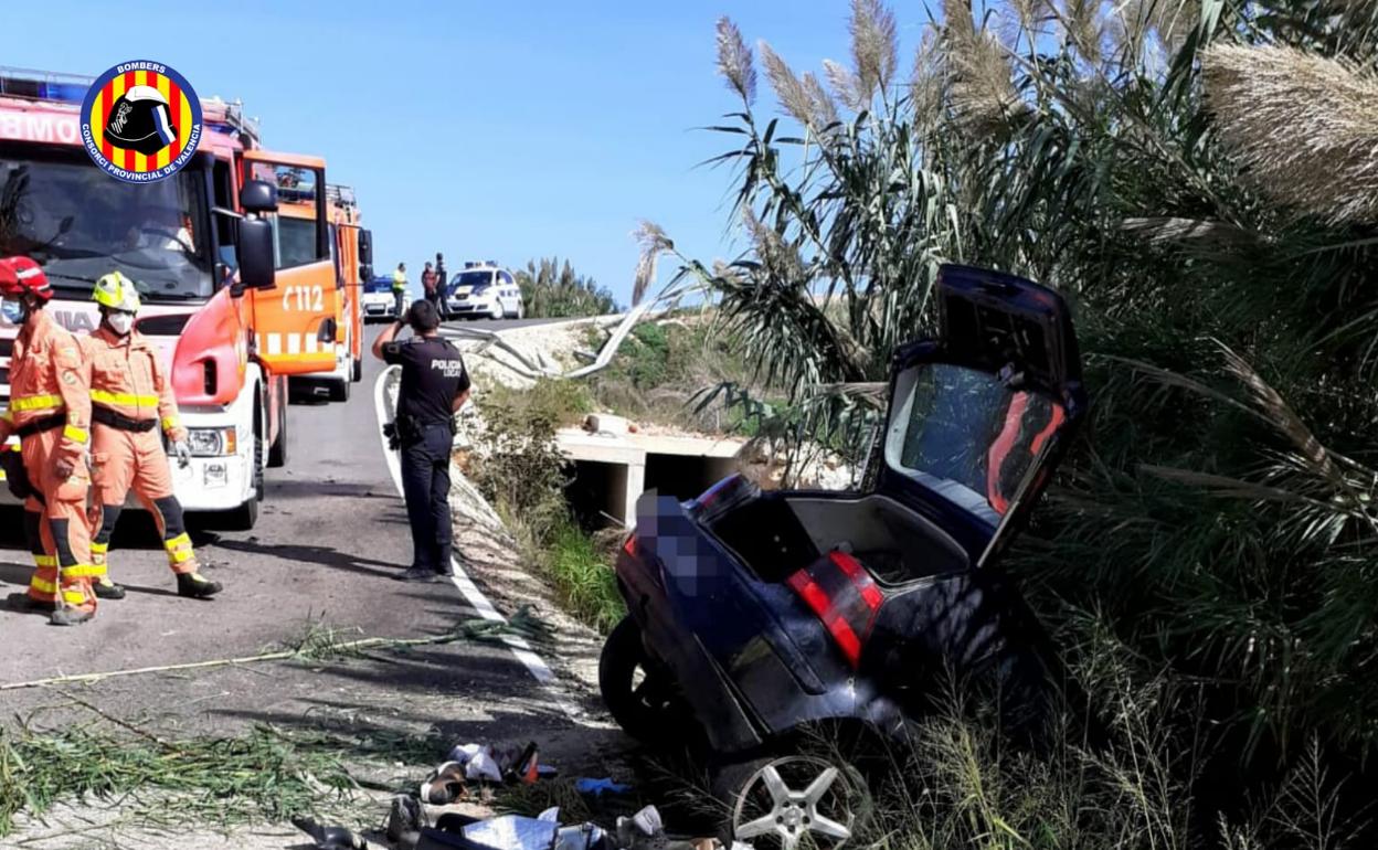 Accidente en Xeresa. 