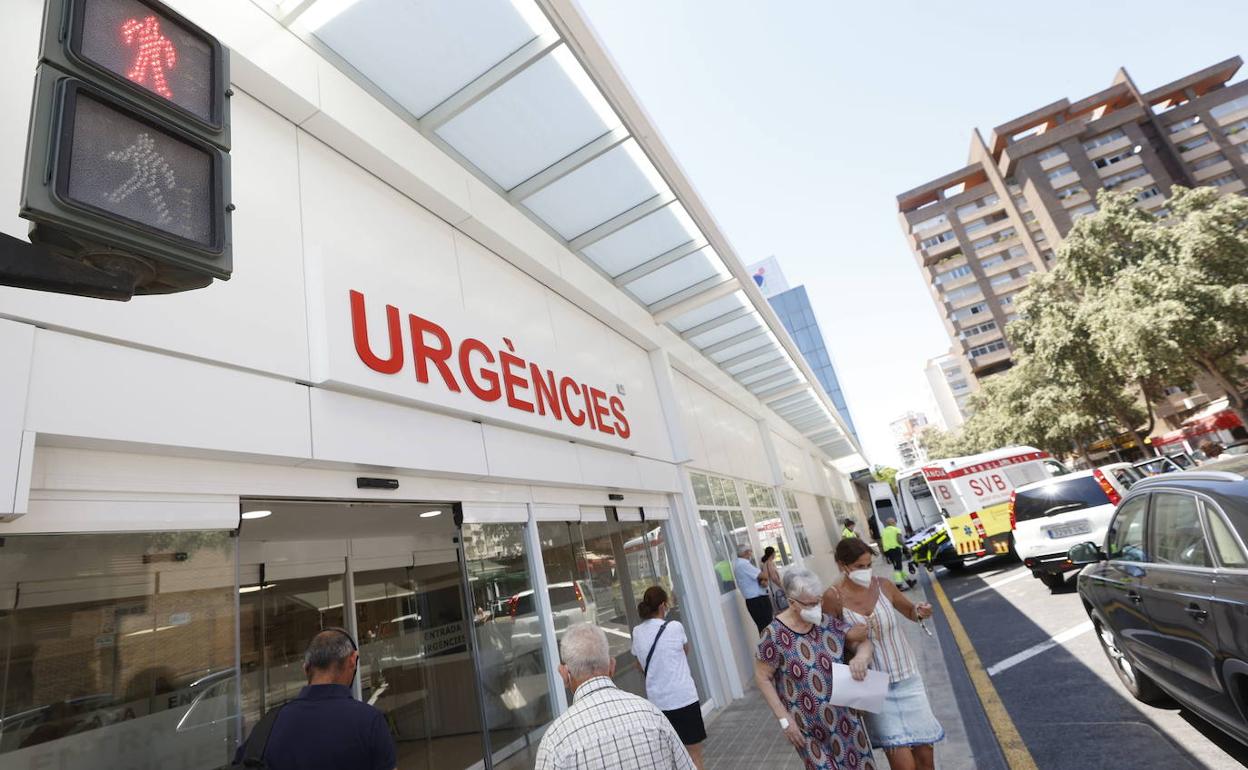 Hospital Clínico Universitario, donde fueron atendidas las víctimas. 