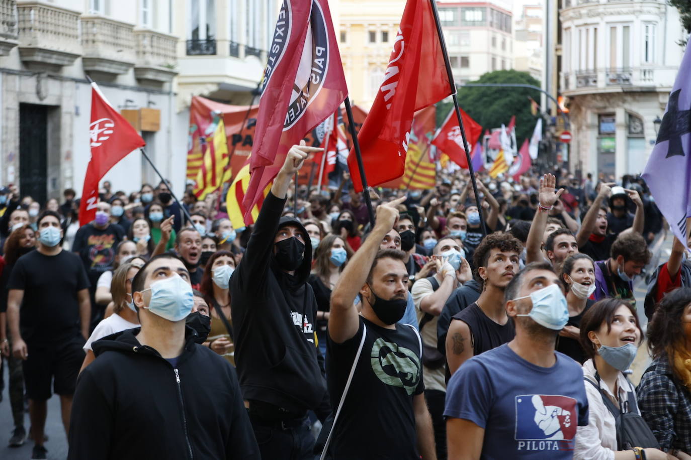 Manifestación de «Acció Cultural del País Valencià»