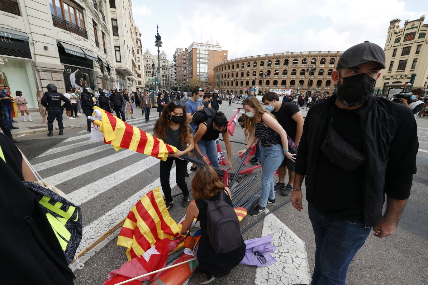 Manifestación de «Acció Cultural del País Valencià»