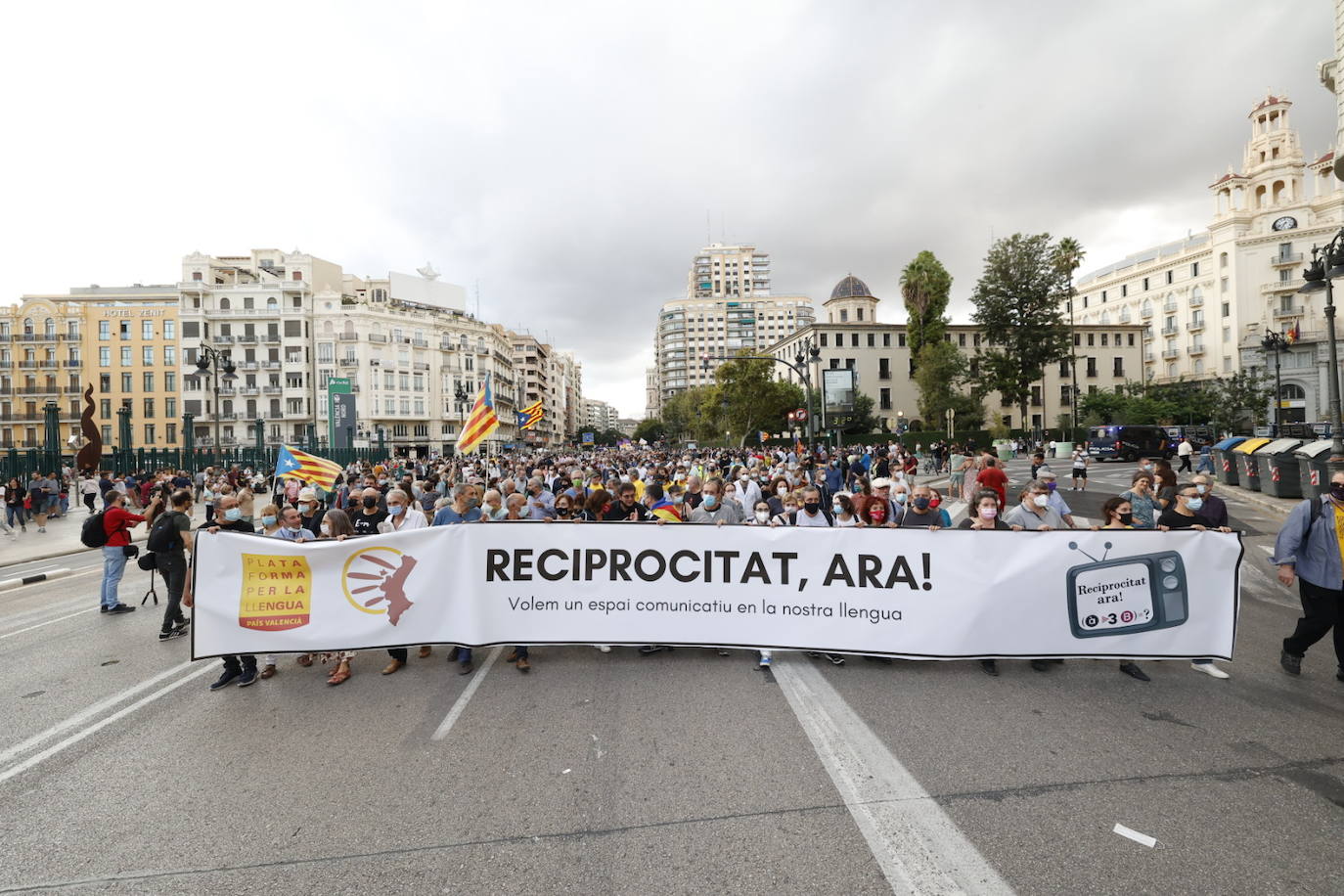 Manifestación de «Acció Cultural del País Valencià»