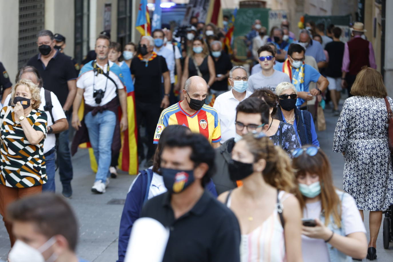 Manifestación del «Grup d'Acció Valencianista»