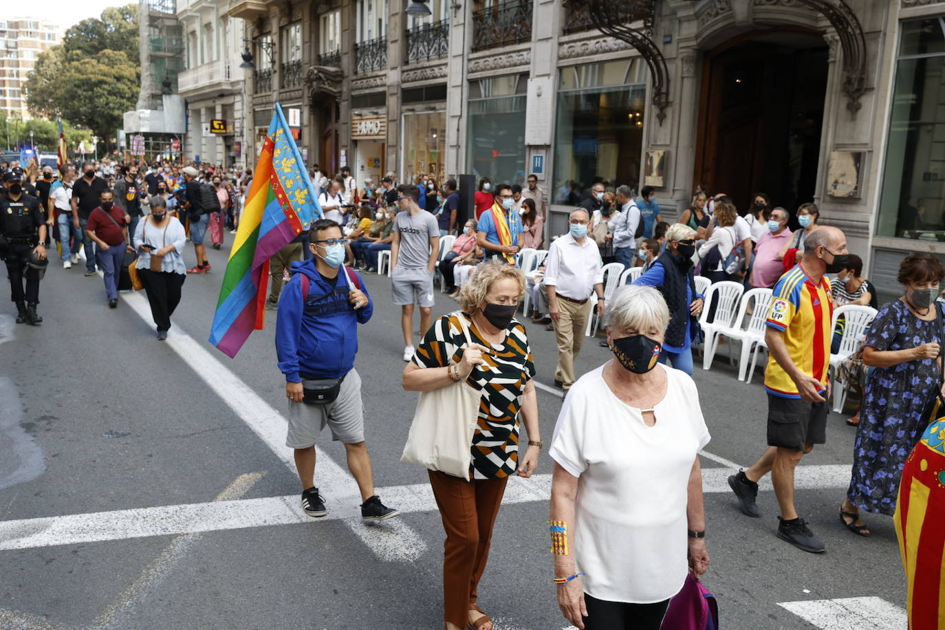 Manifestación del «Grup d'Acció Valencianista»