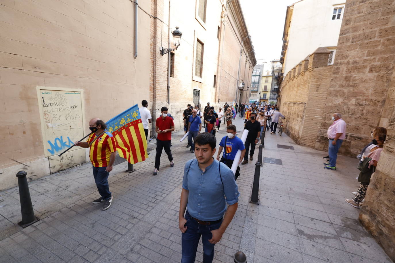 Manifestación del «Grup d'Acció Valencianista»