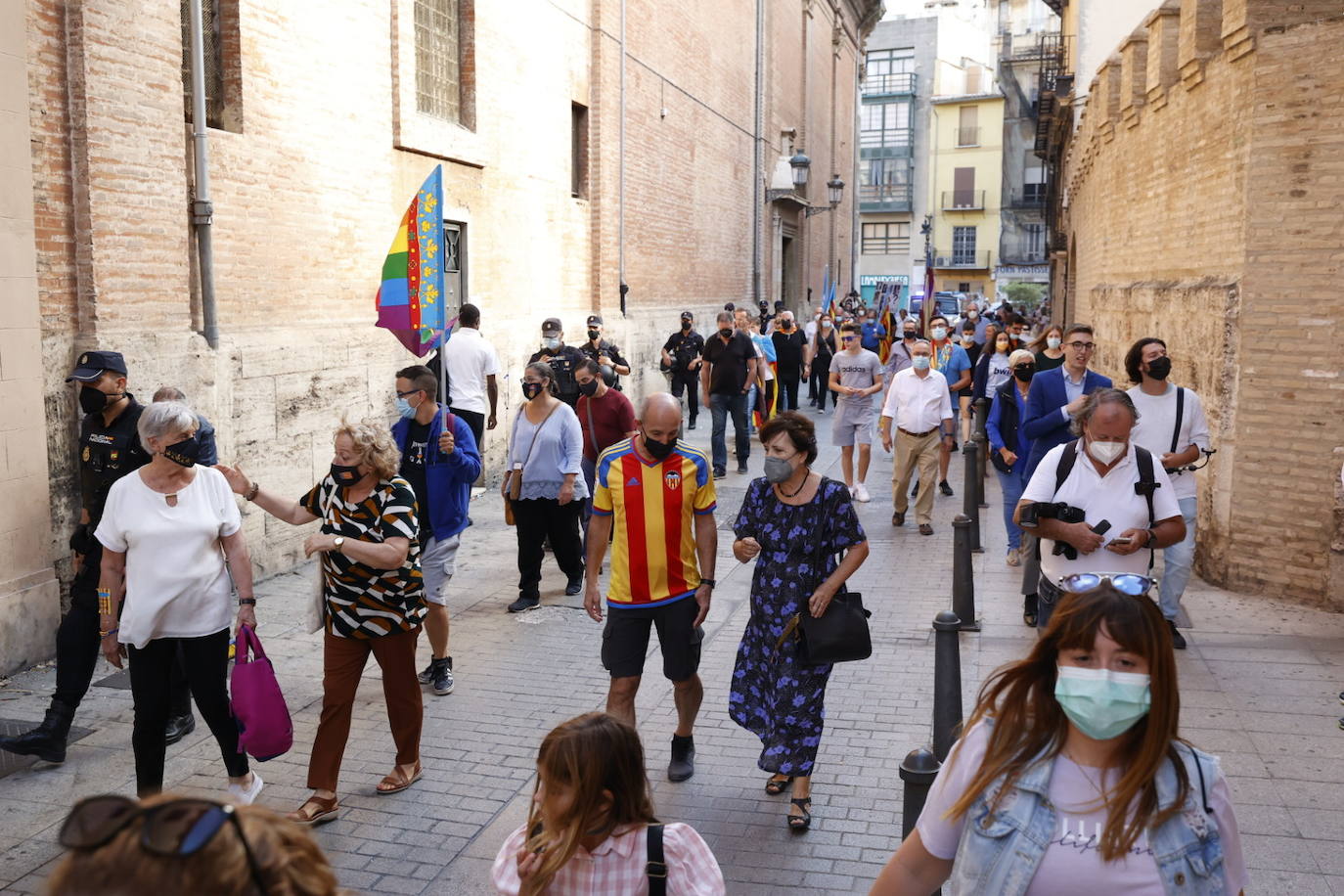 Manifestación del «Grup d'Acció Valencianista»