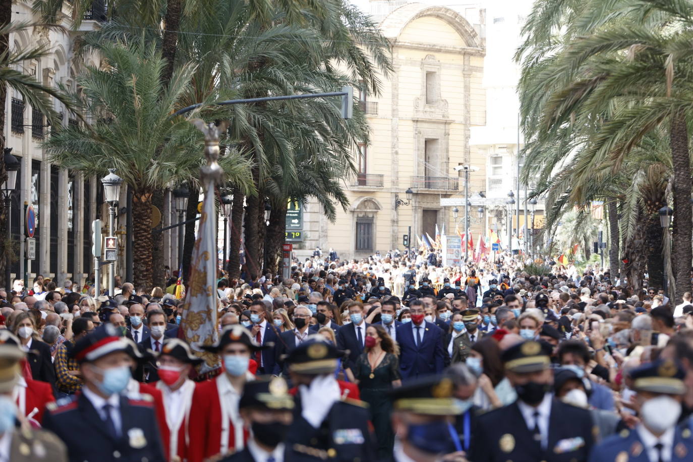 Fotos: Procesión cívica de Valencia por el 9 d&#039;Octubre de 2021