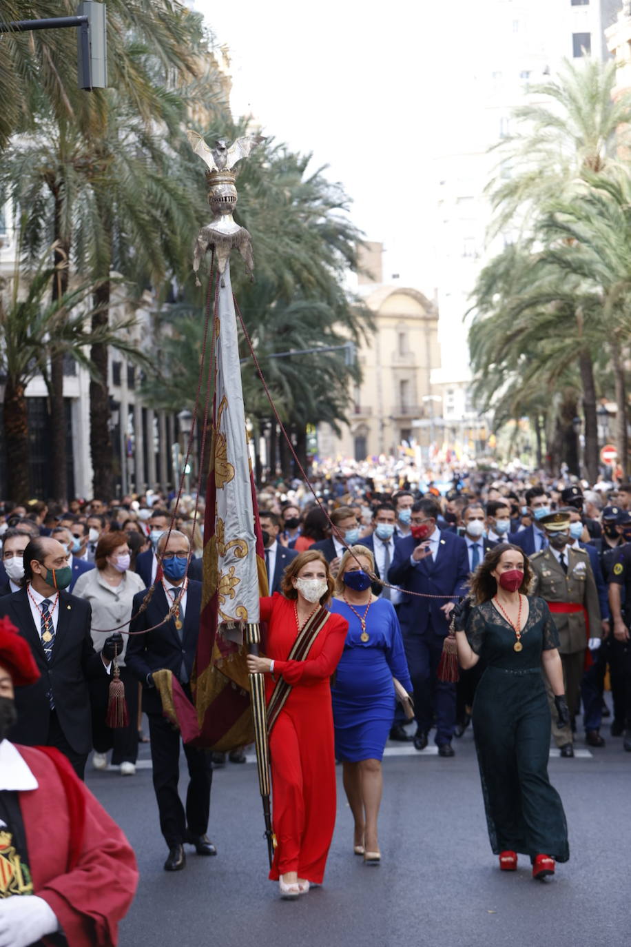 Fotos: Procesión cívica de Valencia por el 9 d&#039;Octubre de 2021