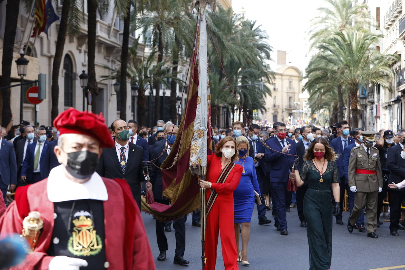 Fotos: Procesión cívica de Valencia por el 9 d&#039;Octubre de 2021