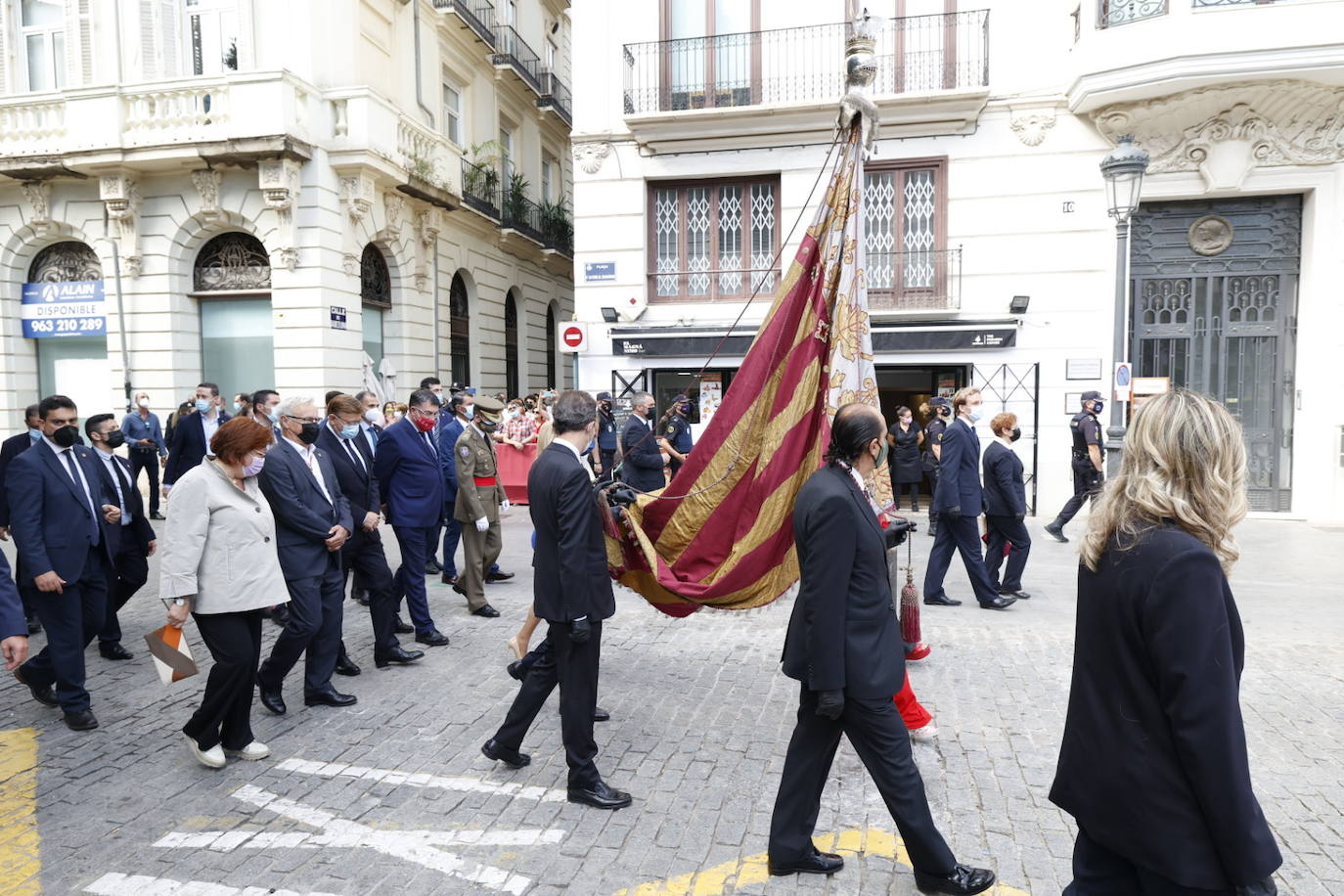 Fotos: Procesión cívica de Valencia por el 9 d&#039;Octubre de 2021