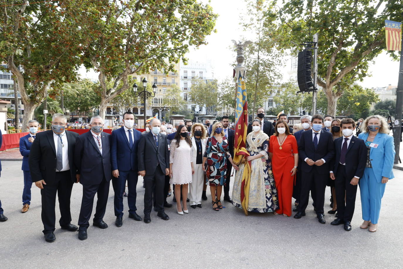 Fotos: Procesión cívica de Valencia por el 9 d&#039;Octubre de 2021