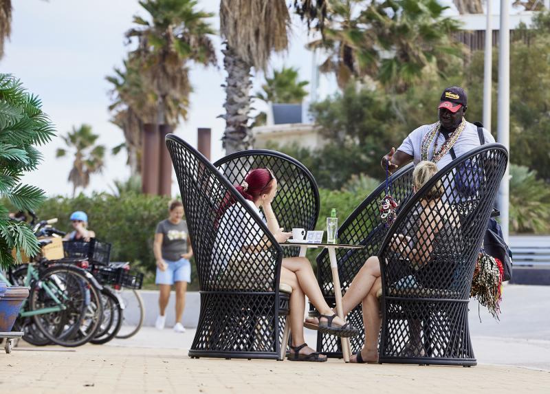 Turistas en Valencia durante el puente.