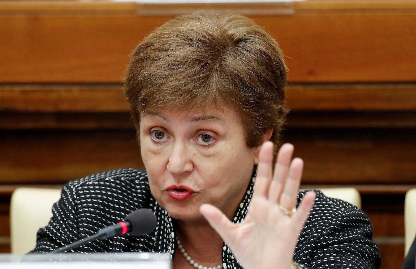 La directora gerente del FMI, Kristalina Georgieva. 