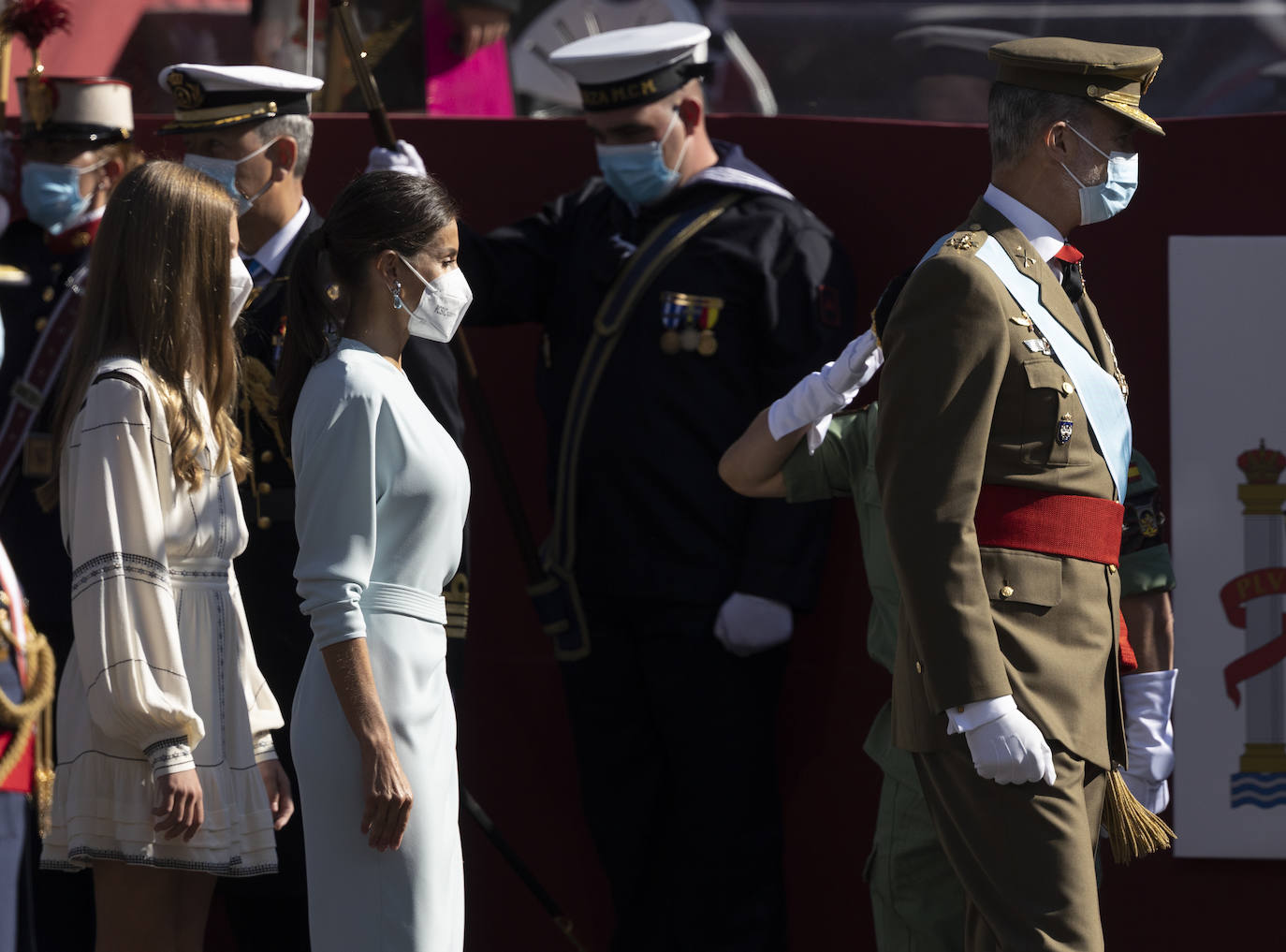 Fotos: La infanta Sofía, la gran protagonista del Día de la Fiesta Nacional 2021