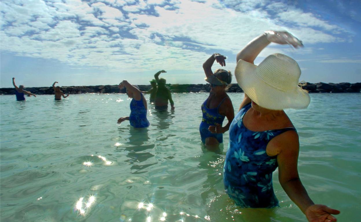 Turismo en la playa. 