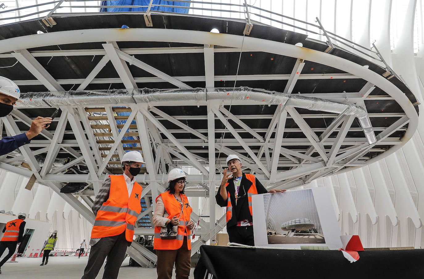 Las obras del futuro centro cultural, que abrirá la primera quincena de julio de 2022, ya han superado el 50% de la ejecución. 