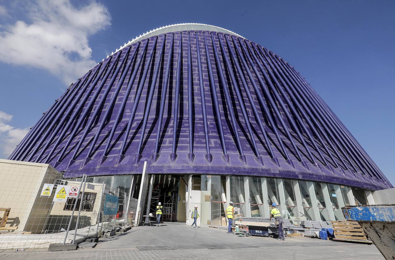 Las obras del futuro centro cultural, que abrirá la primera quincena de julio de 2022, ya han superado el 50% de la ejecución. 