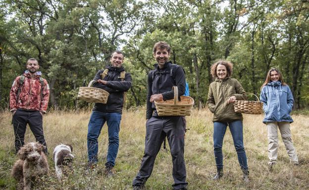 En busca de setas de temporada por los montes de Teruel