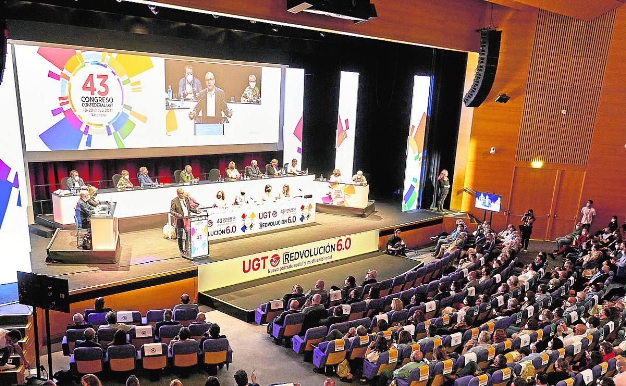 Vista panorámica del congreso de UGT celebrado en Valencia. 