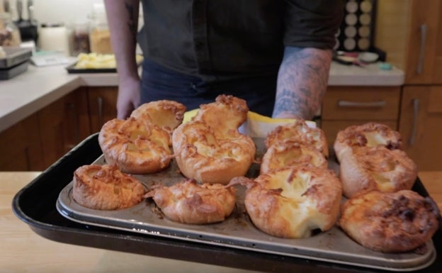 El 'yorkshire pudding' es uno de los complementos más habituales