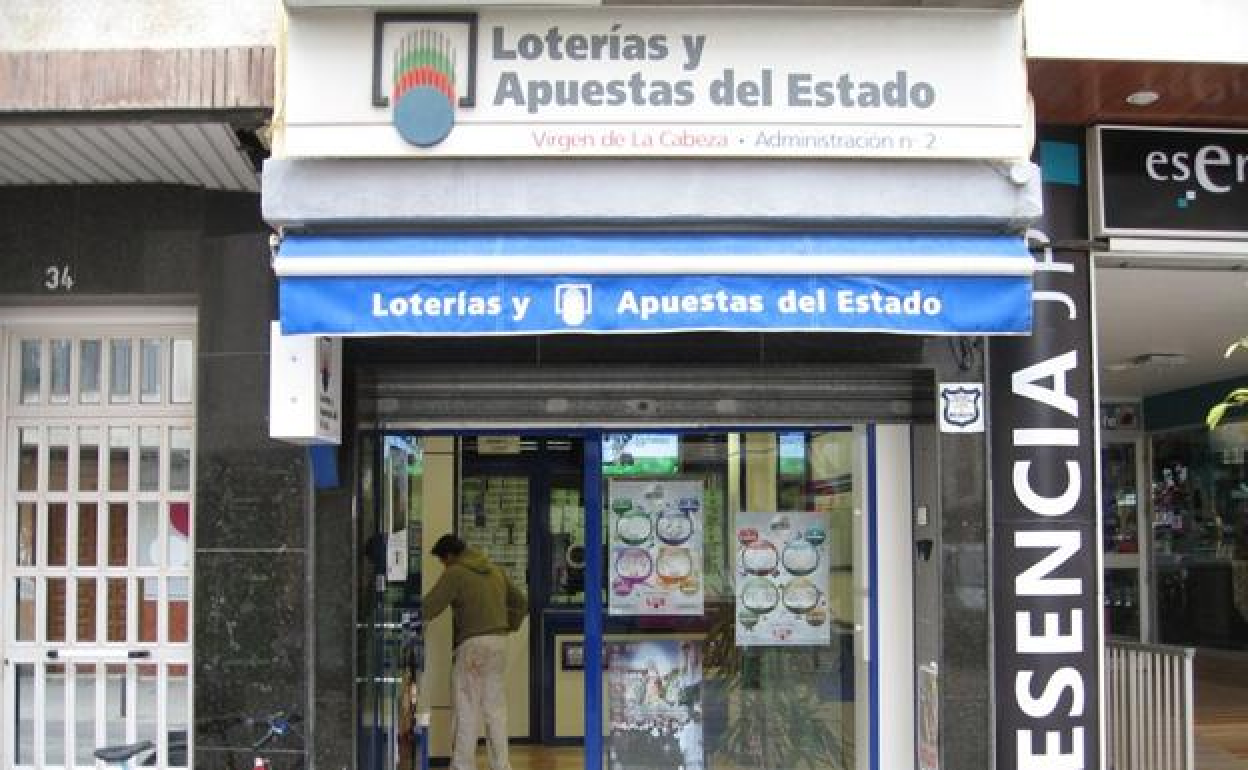 Una administración de lotería.