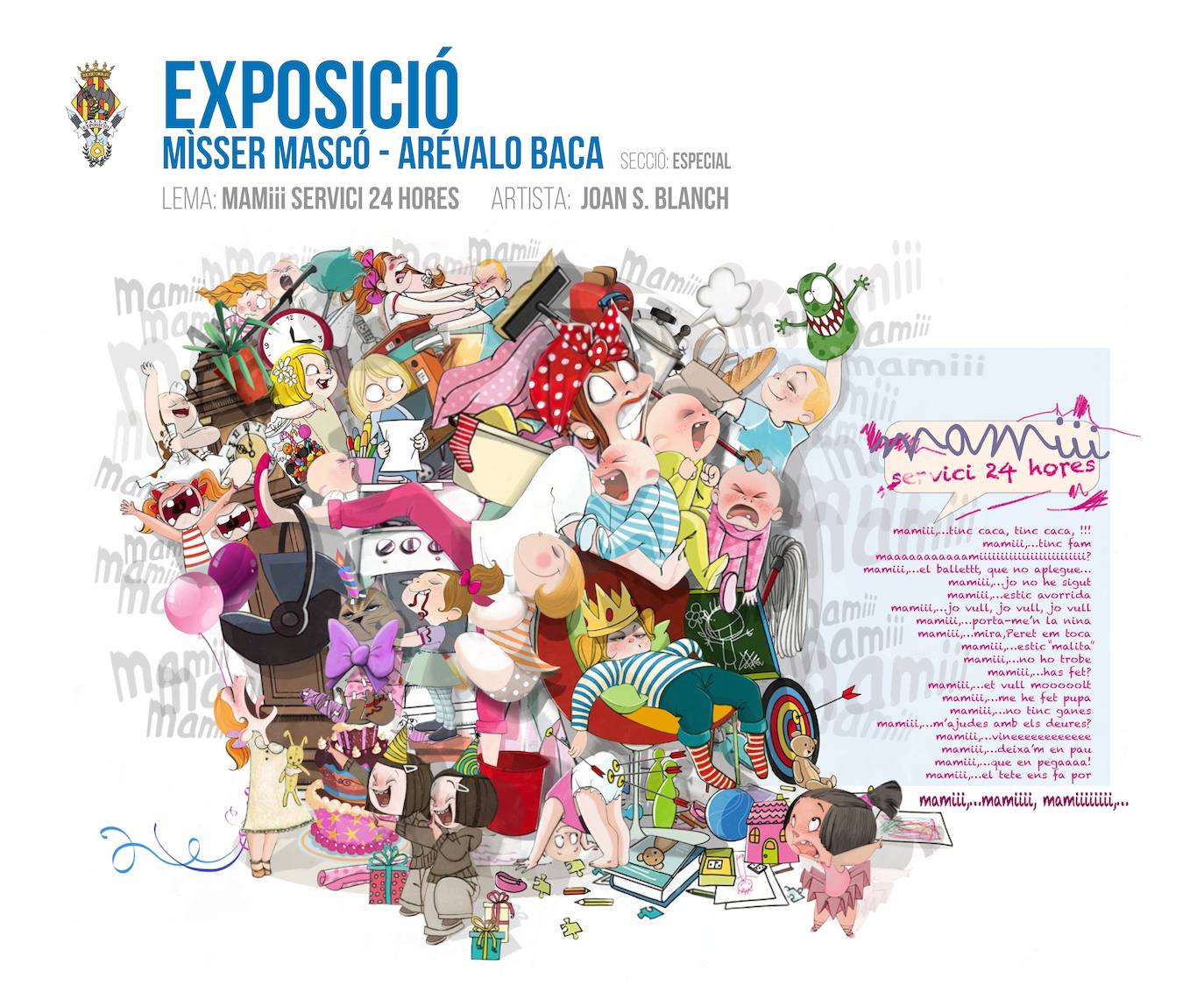 INFANTILES: Falla Exposición-Micer Mascó-Arévalo Baca. Artista: Joan Blanch. Sección: Especial