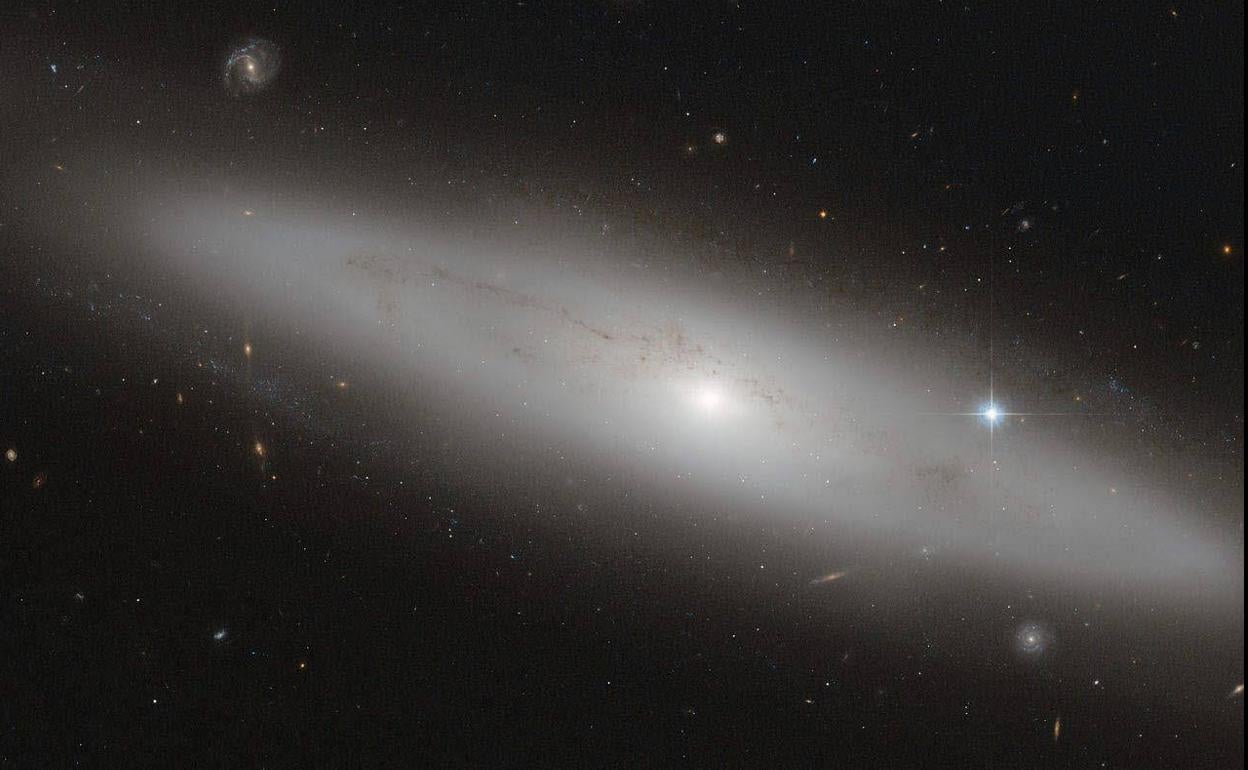 Imagen de la constelaión de Virgo captada por el telescopio Hubble. 