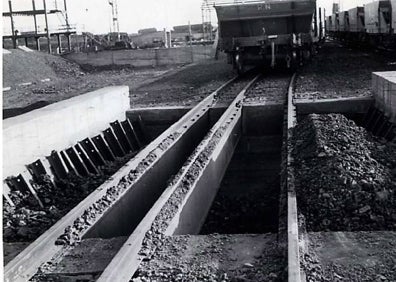 Imagen secundaria 1 - Imágenes de la construcción de la línea Valencia-Tarragona. 